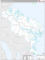 Northumberland County, VA Wall Map Zip Code