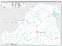 Patrick County, VA Wall Map Zip Code