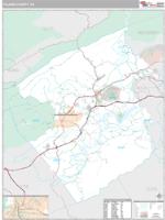 Pulaski County, VA Wall Map Zip Code