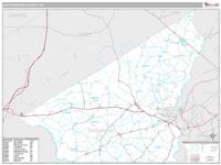 Southampton County, VA Wall Map