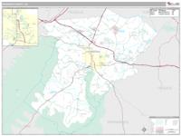 Warren County, VA Wall Map Zip Code