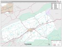 Washington County, VA Wall Map Zip Code