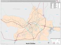 Danville County, VA Wall Map