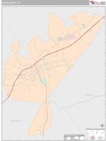 Galax County, VA Wall Map Zip Code