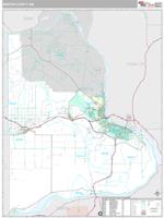 Benton County, WA Wall Map Zip Code