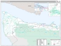 Clallam County, WA Wall Map Zip Code