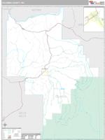 Columbia County, WA Wall Map Zip Code