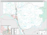Cowlitz County, WA Wall Map Zip Code