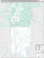 Ferry County, WA Wall Map Zip Code