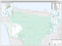 Jefferson County, WA Wall Map Zip Code