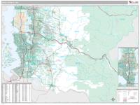 King County, WA Wall Map Zip Code