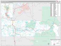 Lewis County, WA Wall Map Zip Code