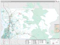 Snohomish County, WA Wall Map Zip Code