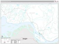 Wahkiakum County, WA Wall Map Zip Code