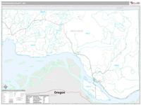 Wahkiakum County, WA Wall Map