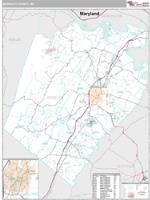 Berkeley County, WV Wall Map Zip Code