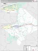 Cabell County, WV Wall Map Zip Code