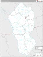 Calhoun County, WV Wall Map Zip Code