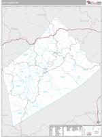 Clay County, WV Wall Map Zip Code