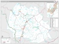 Fayette County, WV Wall Map Zip Code