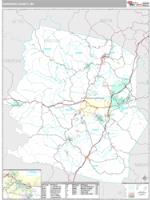 Harrison County, WV Wall Map Zip Code