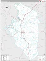 Jackson County, WV Wall Map Zip Code