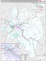 Kanawha County, WV Wall Map Zip Code