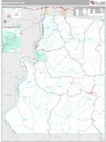 Marshall County, WV Wall Map Zip Code