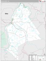 Mason County, WV Wall Map Zip Code