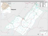 Mineral County, WV Wall Map Zip Code