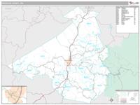 Nicholas County, WV Wall Map Zip Code