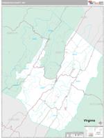 Pendleton County, WV Wall Map