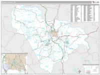 Raleigh County, WV Wall Map Zip Code