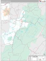 Randolph County, WV Wall Map Zip Code