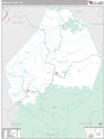 Webster County, WV Wall Map Zip Code
