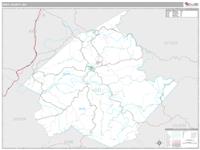 Wirt County, WV Wall Map Zip Code