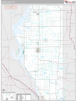 Adams County, WI Wall Map Zip Code