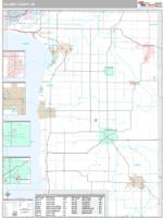 Calumet County, WI Wall Map Zip Code