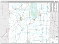 Dodge County, WI Wall Map