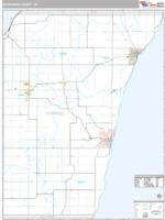 Kewaunee County, WI Wall Map Zip Code