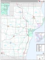 Manitowoc County, WI Wall Map