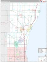 Ozaukee County, WI Wall Map Zip Code