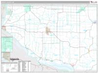 Pierce County, WI Wall Map Zip Code
