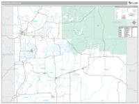 Sawyer County, WI Wall Map Zip Code