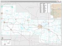Shawano County, WI Wall Map Zip Code