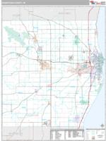Sheboygan County, WI Wall Map Zip Code