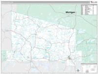 Vilas County, WI Wall Map Zip Code