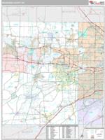 Waukesha County, WI Wall Map Zip Code