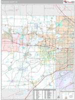 Waukesha County, WI Wall Map