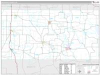 Waushara County, WI Wall Map